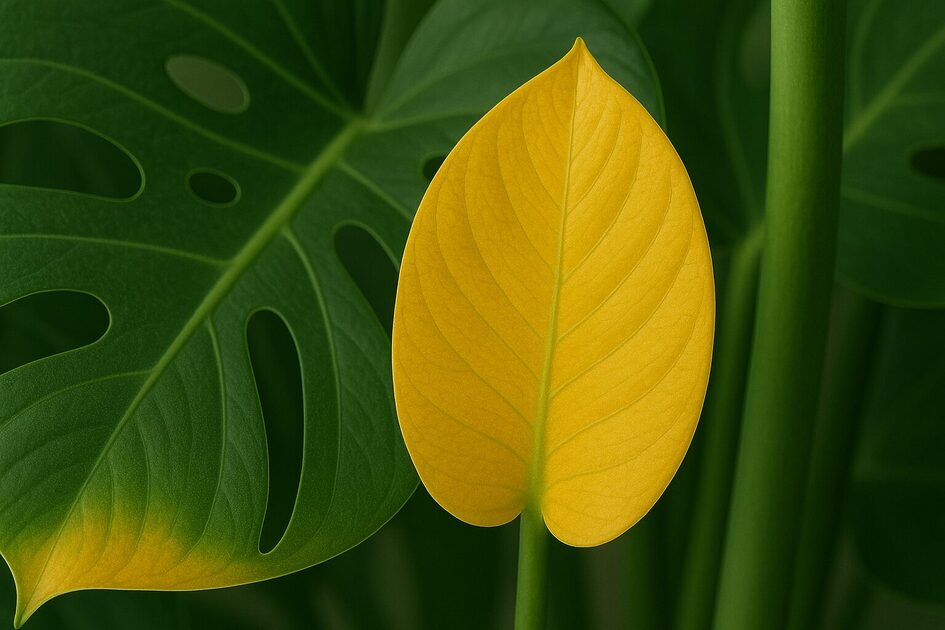 モンステラの葉が黄色い・枯れたときの対処法