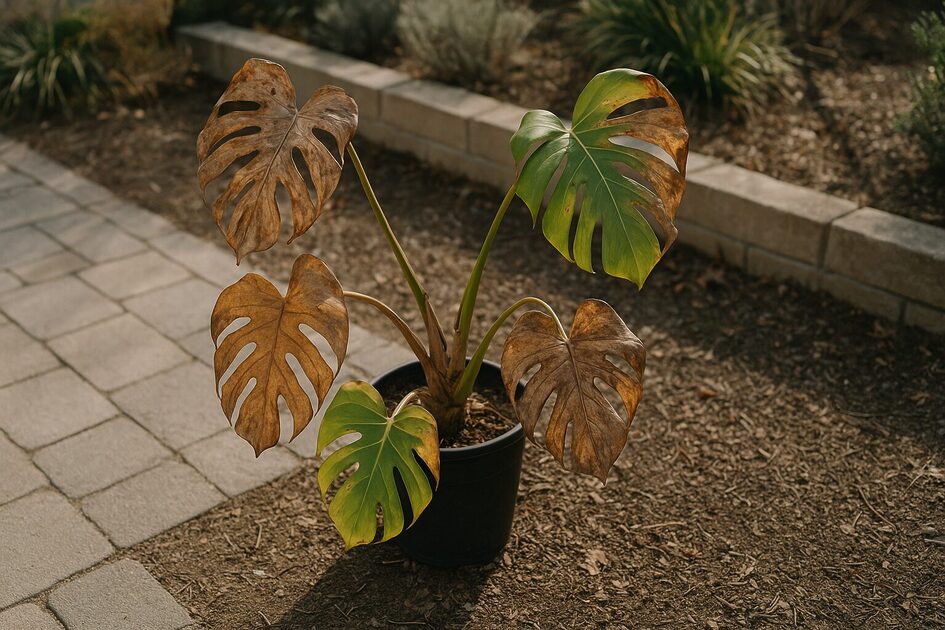 モンステラが枯れる7つの原因|症状の見分け方と対処法